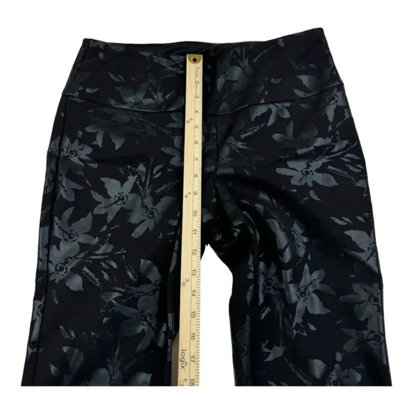 Soft Surroundings Twilight Floral Metallic Leggings - Picture 8 of 10